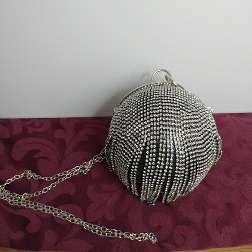 Bling Kristall Luxus Kugel Versand Handtasche 5"X7" - Bild 10 von 12