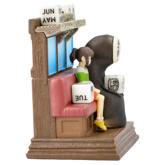 Spirited Away Calendar Figure Chihiro No Face (Kaonashi) Train Ghibli New Japan Wysoko oceniane zamówienie wysyłkowe
