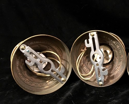 2 Antique Vtg Victorian Single Bulb Semi Flush Mount Ceiling Light Fixtures - Picture 12 of 14