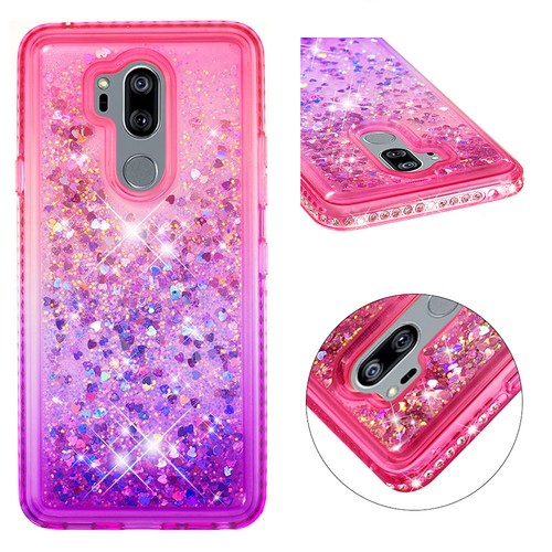 Glitter Quicksand Case For LG G7 / K10 / K40 / X Power3 / V40 / V50 / Stylo5 - Picture 15 of 31