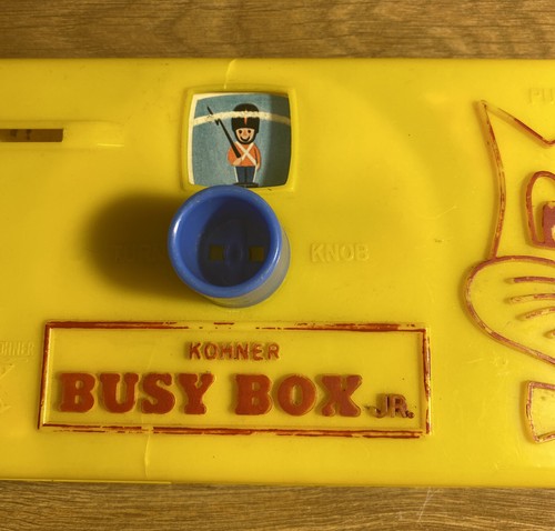 Vintage Kohner Busy Box Jr. #305 Crib Playpen Baby Sensory Toy - Picture 7 of 12