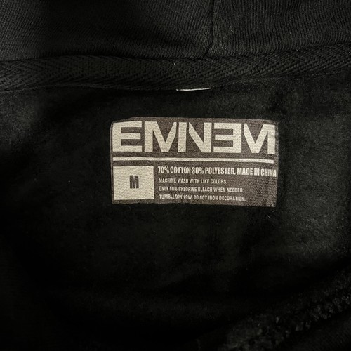 Eminem STAN Sweatshirt Hoodie schwarz auf schwarz Größe M - Bild 2 von 7