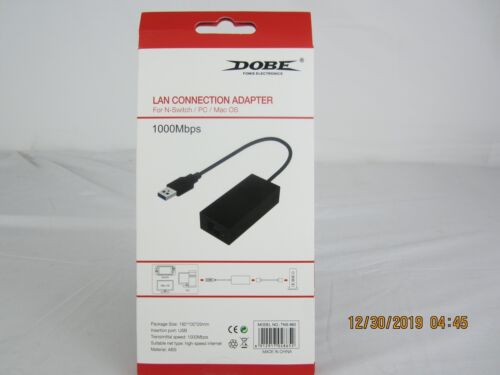Dobe Wired Internet LAN Adapter For N-Switch/Pc/Mac Os - Picture 2 of 10