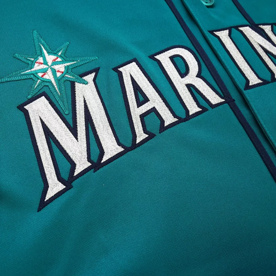 Randy Johnson 1994 Seattle Mariners 125th Anniv. Alt Teal Jersey Men's (S-3XL) - Image 3 of 4