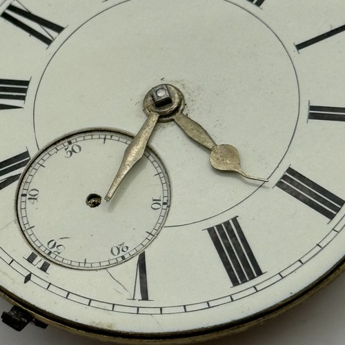 Antique 50mm Good Quality English Pocket Watch Movement Unidentified PARTS SPARE - Picture 6 of 18