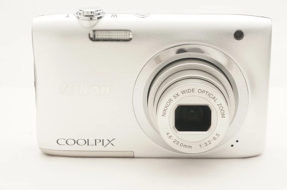 [Near Mint] Nikon COOLPIX A100 Compact Digital Camera Silver From JAPAN - Image 3 of 4