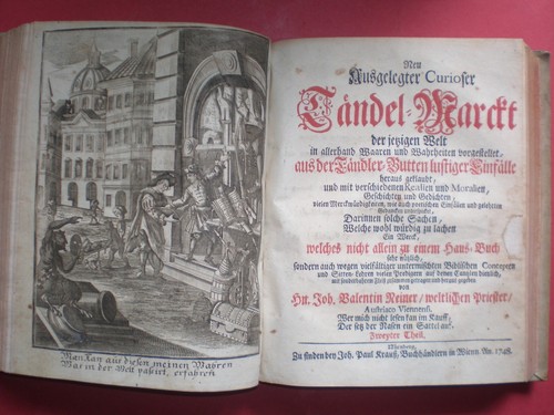 Neu Ausgelegter Curioser Tändel-Marckt der ... by Neiner, Johann Valentin, 1748 - Picture 8 of 12