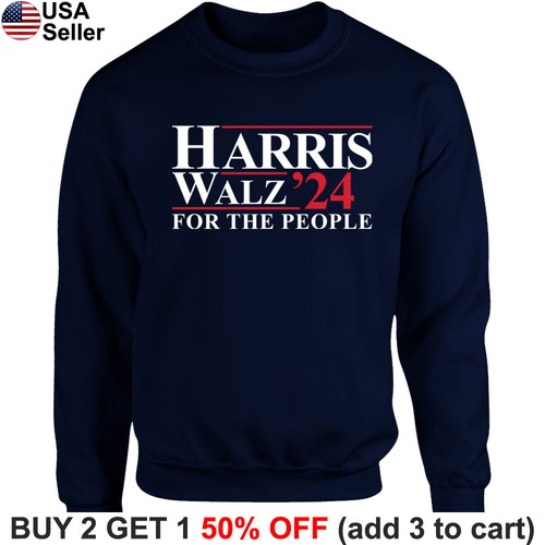 Harris Walz 2024 Sweatshirt Kamala Campaign Präsident 2024 Pullover Shirt BKH11 - Bild 7 von 13