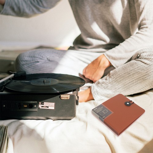 2 Pcs De Rangement Livres CD Boîtier Stockage À Disque Pochette Dvd - Afbeelding 8 van 12