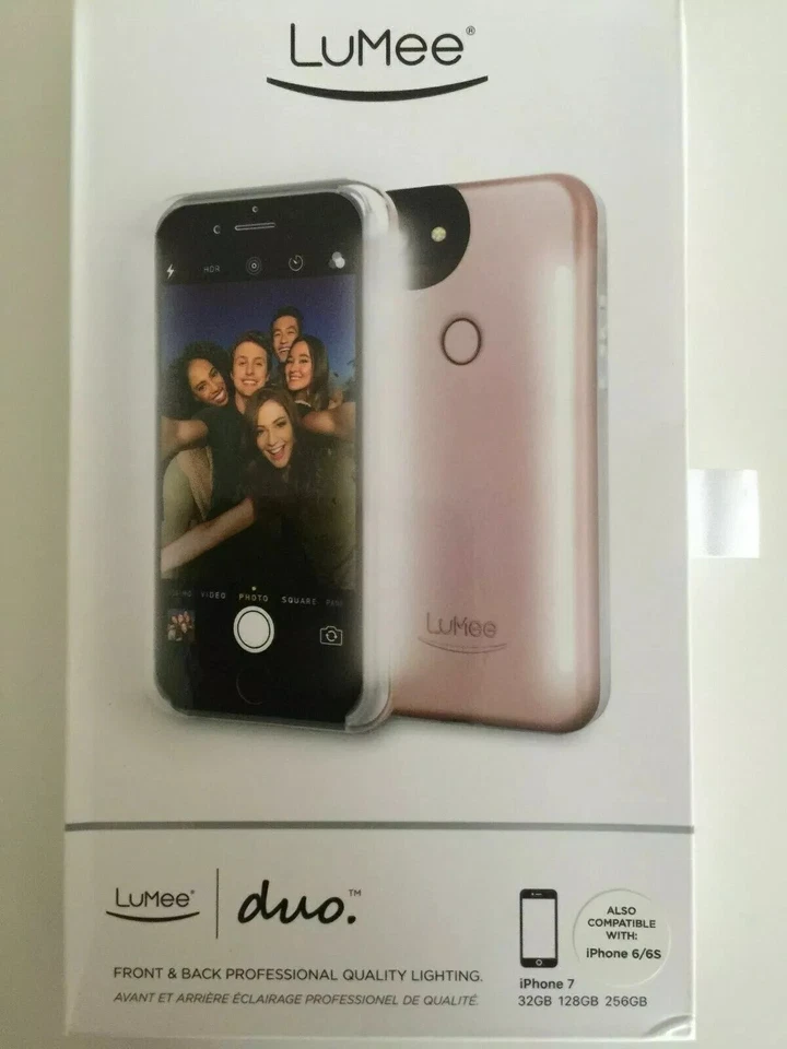 Funda Selfie LuMee Duo Iluminación LED para iPhone 8 iPhone 7 iPhone 6/6s - Rosa NUEVA Foto 4 de 4