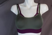 Natori 752201 Underwire Lined Gravity Contour Sports Bra size 30B green/purple