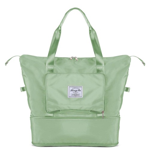 Mujeres Bolsos Plegables Impermeables Bolso de Lona Bolso de Mano Bolso de Viaje Grande Capacidad - Imagen 15 de 18
