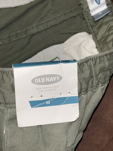 Old Navy Men's Olive Khaki Drawstring Jogger Pants (Size Medium) New - Picture 8 of 10