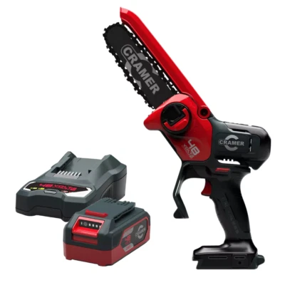 GREENWORKS CRAMER CRAMER GREENWORKS 48V MINI MOTOSEGA 48MCS POTATORE PROFESSIONALE + KIT BATTERIA