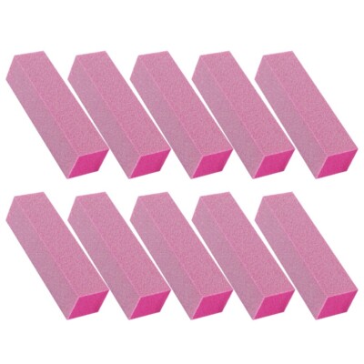 10 Pcs boutiques Éponge Nail Tampon Professionnel Lime À Ongles Bloc Nail Bloc De Ponçage