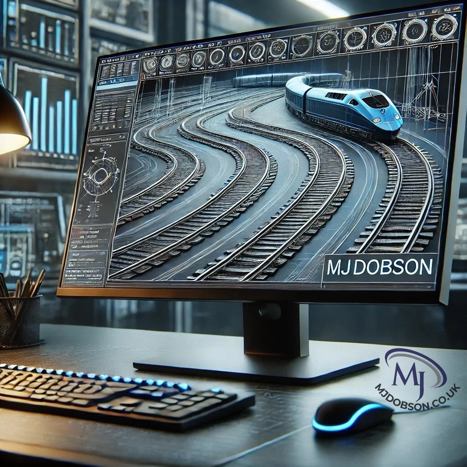 Train Track Plans W11 | Railway Layout Design CAD OO Gauge Hornby - Image 2 of 4