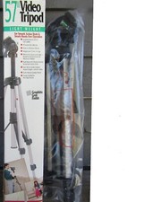 NEW w/ BOX AMBICO MODEL V-0554 57" LIGHTWEIGHT VIDEO TRIPOD w/ QUICK RELEASE
