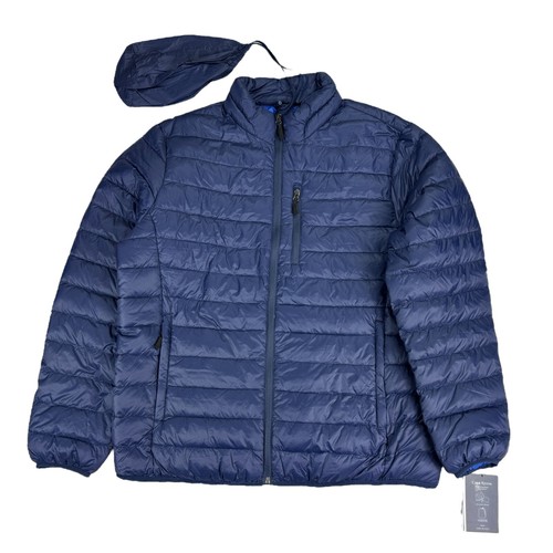 Club Room Herren Daunen Packable Stepp Puffer Jacke Navy Blau XL