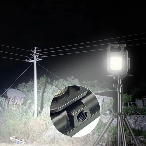 1-20PCS 2000LM Mini LED COB Work Light Rechargeable Flashlight Portable Keychain - Picture 2 of 10