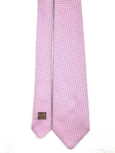 Authentic Hermes Necktie Vintage And Unique Unisex Silk Tie - Picture 3 of 8
