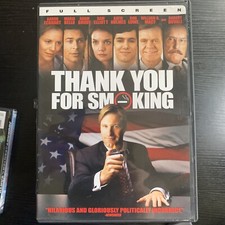 Thank You For Smoking (DVD, 2009, Full Frame) Aaron Eckhart