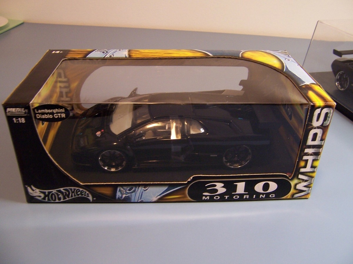 ミニカー1/18 箱ありLAMBORGHINI Diablo GTR No230 Hot Wheels Whips 1:18 