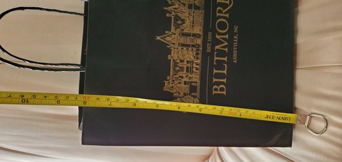 Black Biltmore Estate Shopping Gift bag medium asheville - Picture 10 of 12