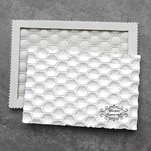 3D Embossed Flower Baroque Silicone Mold Flower Pattern Fondant Sugarcraft Mould - Picture 10 of 30