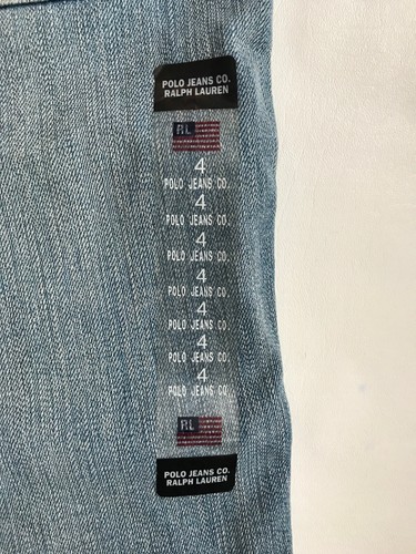 Jeans Polo Ralph Lauren donna taglia 4 elasticizzati cropped blu prezzo al dettaglio consigliato $69,00 - Foto 4 di 6
