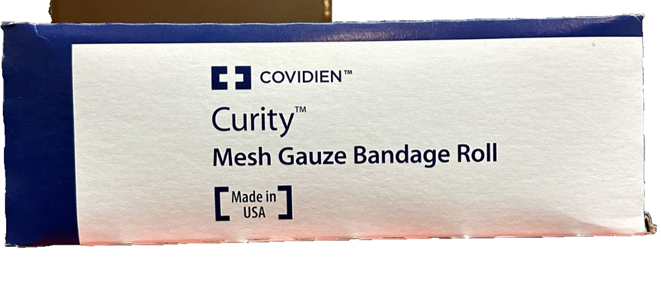 Rolos de bandagem de gaze Covidien Curity Ready Cut, 4" x 30', caixas de 74 - estojo de 5 - Imagem 2 de 3