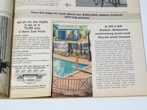 Family Circle Magazine, October 1958, Fashions For Fall Days, Pies They'll Love - Picture 12 of 16