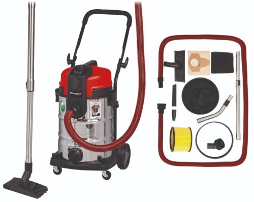 Aspiradora en seco y húmedo 30L con toma de corriente y accesorios 240V NUEVA - Imagen 3 de 3