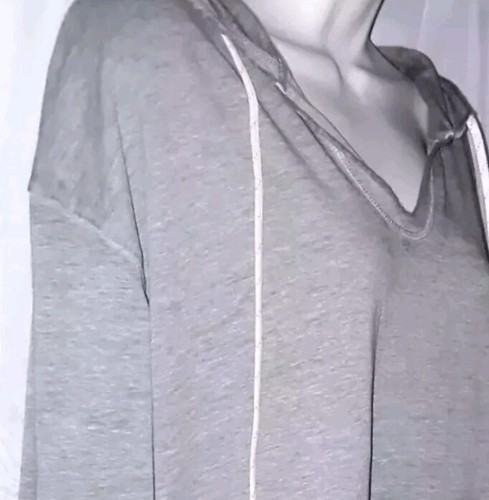 No Boundaries Hooded Sweater Womans Plus Size 3X Gray or Pale Green NWT - Picture 6 of 8