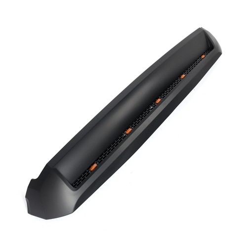 Fit Toyota Tundra 14-21 Front Hood Bulge Molding Grille Trim Matte Black w/Light - Picture 15 of 18