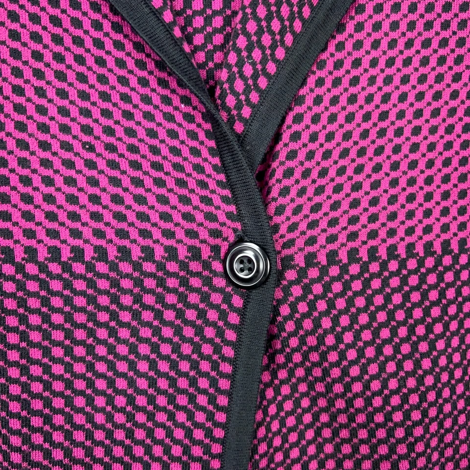 Pendleton Sweater Womens Petite Small Purple Knit 1 Button Cardigan Long Sleeve - Image 4 of 4