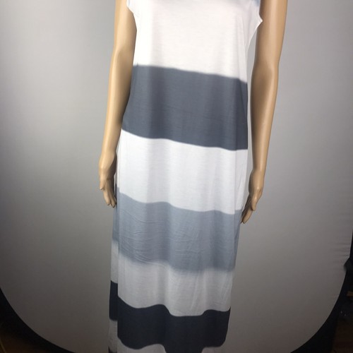 Misslook Gray/ White Tones Women’s Tunic Long SleevesLess Dress Size Medium - Picture 2 of 10