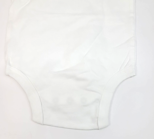 Set Of 3 Angel Of Mine 3-6 Months 2 White & 1 Baby Blue Infant Bodysuit/Onepiece - Picture 8 of 11