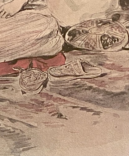 Eugene DELACROIX Impresionante Estampado ENMARCADO NOVIA JUDÍA En TÁNGER 21 X 25" USADO EN EXCELENTE ESTADO - Imagen 5 de 20