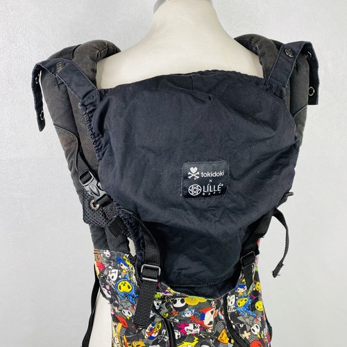 Tokidoki Lillebaby Rebel Pattern Ergonomic All Seasons Baby Child Carrier Black - Picture 2 of 12