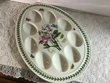 Portmeirion Botanic Garden Sweet Pea Deviled Egg Dish - NEW