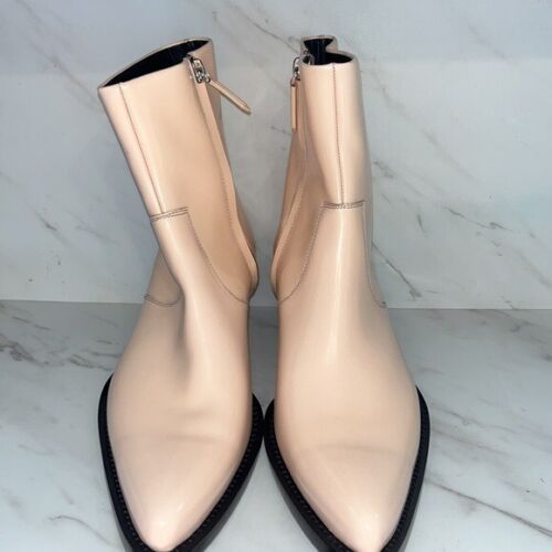 NEW Calvin Klein 205w39NYC raf Simons nude western boots 41.5 - Picture 2 of 7