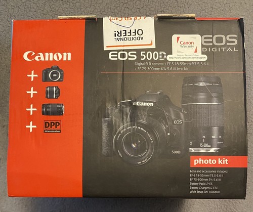 Canon EOS 500D Camera with Many Accessories- Rarely Used - Picture 2 of 8