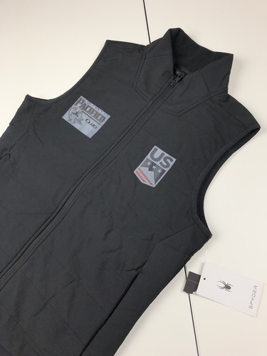 Spyder Team USA Ski Vest size S Womens NWT with Sponsor Patches - Picture 2 of 9