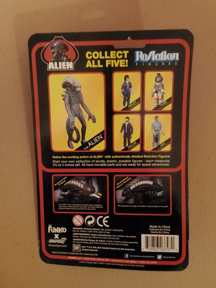 Figura de acción Funko ReAction Super 7 Alien Movie Ripley 3,75 pulgadas Foto 3 de 3
