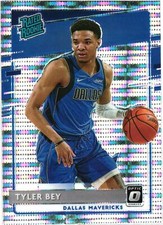 2020 Panini Donruss Optic #186 Tyler Bey Pulsar Silver Prizm Rookie Card RC 