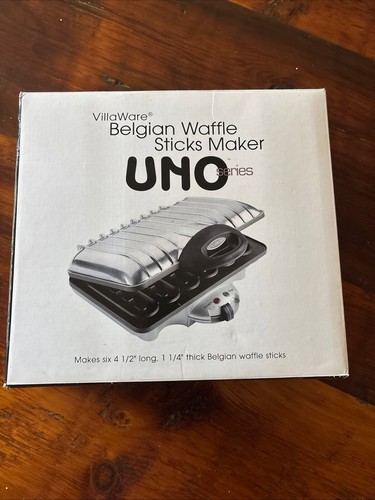 VillaWare UNO Stick Waffler- Waffle Sticks Maker Model 2008 -OPEN BOX