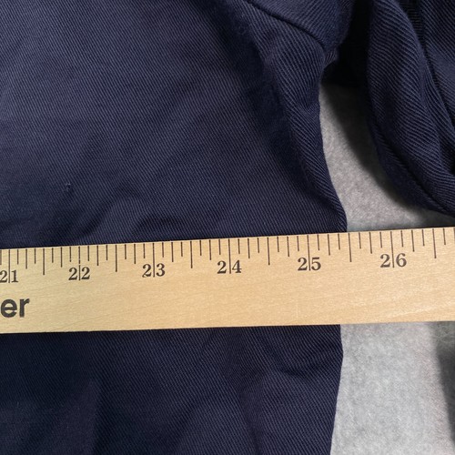 Workrite Men FR Shirt XLarge Blue Flame Resistant Button Up Midweight CAT 2 2112 - Picture 17 of 19