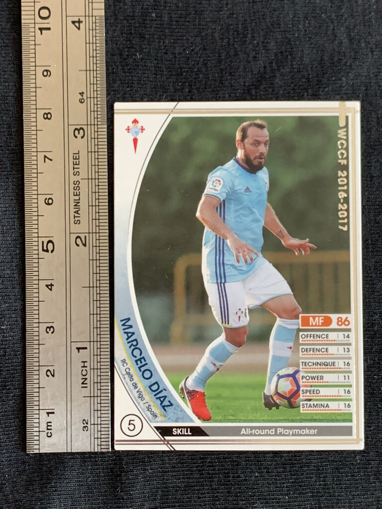 Marcelo Diaz WCCF PANINI soccer card Japan sports 329/389