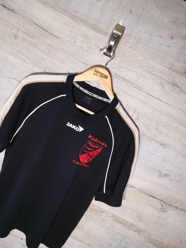 Camiseta deportiva de fútbol americano para hombre Jako mediana/grande negra semiprofesional de colección SRA - Imagen 2 de 6