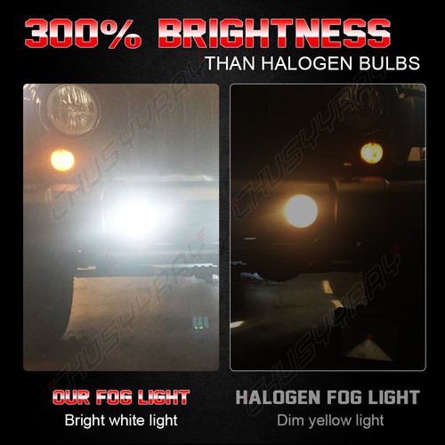 2x Drive Side Fog Light Lamp H11 Bulbs 55W Left&Right Side Auto Car Accessories - Picture 10 of 11